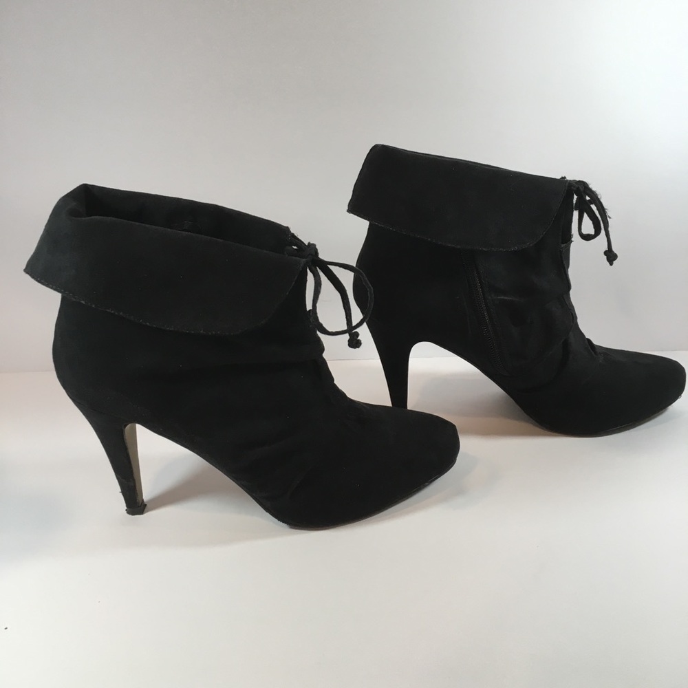 Nygard Suede Heeled Boots - women’s size 8M